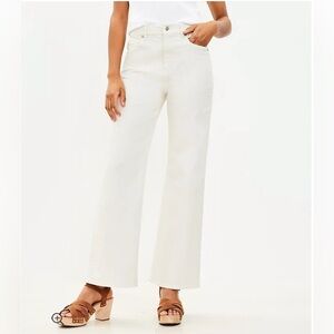 Loft | High Rise Wide Leg Jeans